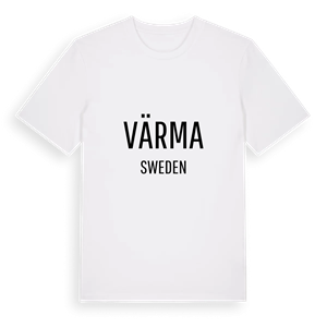 Värma i Sverige t-shirt – ekologisk bomull t-shirt från Pinshirt