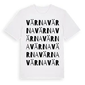 Värna ordlek t-shirt – ekologisk bomull t-shirt från Pinshirt