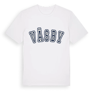 Väsby college t-shirt – ekologisk bomull t-shirt från Pinshirt