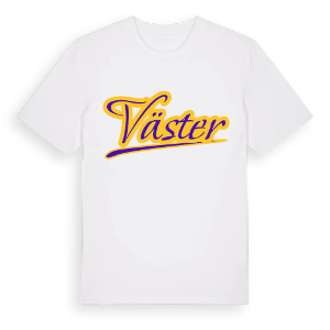 Väster baseball t-shirt – ekologisk bomull t-shirt från Pinshirt