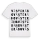Västeräng ordlek t-shirt