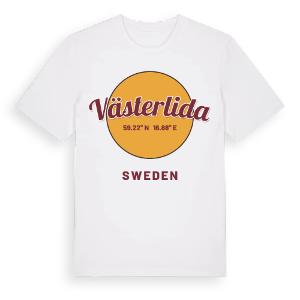 Västerlida cirkel t-shirt – ekologisk bomull t-shirt från Pinshirt