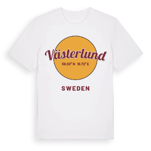 Västerlund cirkel t-shirt – ekologisk bomull t-shirt från Pinshirt