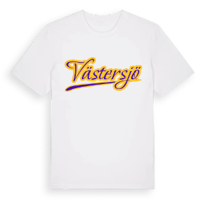 Västersjö baseball t-shirt – ekologisk bomull t-shirt från Pinshirt