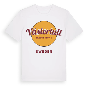 Västertull cirkel t-shirt – ekologisk bomull t-shirt från Pinshirt
