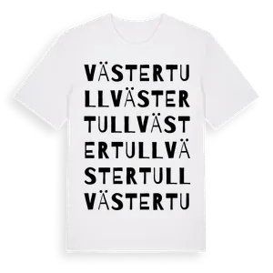 Västertull ordlek t-shirt – ekologisk bomull t-shirt från Pinshirt