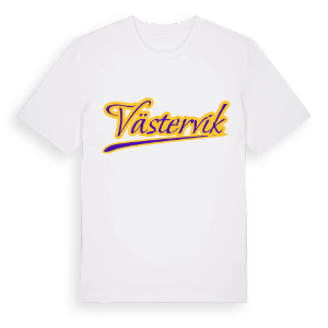 Västervik baseball t-shirt – ekologisk bomull t-shirt från Pinshirt