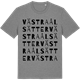 Mid Heather Gray t-shirt med Västra Ålsätter ordlek t-shirt