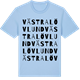 Blue Soul t-shirt med Västra Lövlund ordlek t-shirt