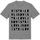 Mid Heather Gray t-shirt med Västra Lövlund ordlek t-shirt