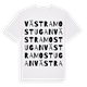 Västra Mostugan ordlek t-shirt