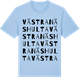 Blue Soul t-shirt med Västra Näshulta ordlek t-shirt