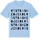 Blue Soul t-shirt med Västra Smedjebol ordlek t-shirt