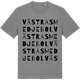 Mid Heather Gray t-shirt med Västra Smedjebol ordlek t-shirt