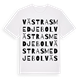 Västra Smedjebol ordlek t-shirt