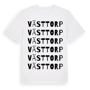 Västtorp ordlek t-shirt – ekologisk bomull t-shirt från Pinshirt