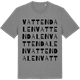 Mid Heather Gray t-shirt med Vattendalen ordlek t-shirt