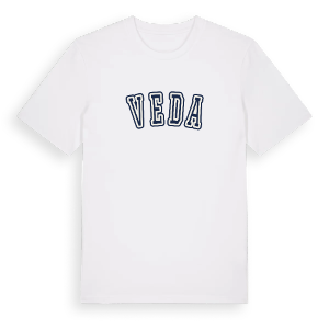 Veda college t-shirt – ekologisk bomull t-shirt från Pinshirt