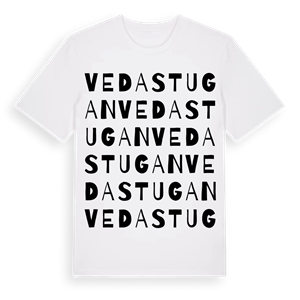 Vedastugan ordlek t-shirt – ekologisk bomull t-shirt från Pinshirt