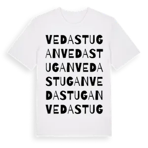 Vedastugan ordlek t-shirt – ekologisk bomull t-shirt från Pinshirt