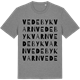 Mid Heather Gray t-shirt med Vedebykvarn ordlek t-shirt