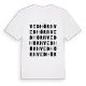 Vedhörn ordlek t-shirt