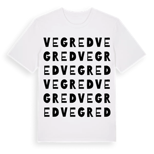 Vegred ordlek t-shirt – ekologisk bomull t-shirt från Pinshirt