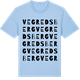 Blue Soul t-shirt med Vegredsberg ordlek t-shirt