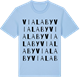 Blue Soul t-shirt med Viala by ordlek t-shirt
