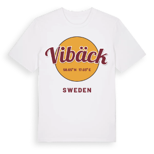 Vibäck cirkel t-shirt – ekologisk bomull t-shirt från Pinshirt