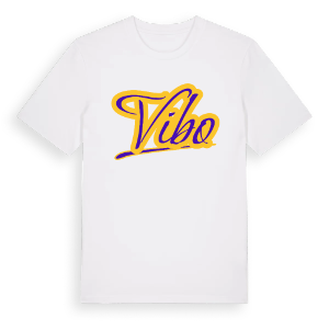 Vibo baseball t-shirt – ekologisk bomull t-shirt från Pinshirt