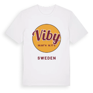 Viby cirkel t-shirt – ekologisk bomull t-shirt från Pinshirt