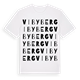 White t-shirt med Vibyberg ordlek t-shirt
