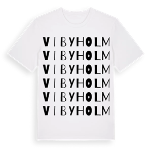 Vibyholm ordlek t-shirt – ekologisk bomull t-shirt från Pinshirt