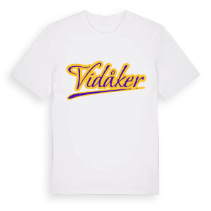 Vidåker baseball t-shirt – ekologisk bomull t-shirt från Pinshirt