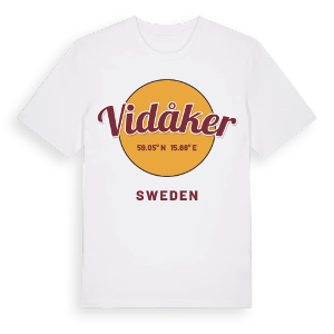 Vidåker cirkel t-shirt – ekologisk bomull t-shirt från Pinshirt