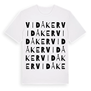 Vidåker ordlek t-shirt – ekologisk bomull t-shirt från Pinshirt
