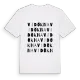 Vidökna ordlek t-shirt