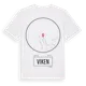 White t-shirt med Viken t-shirt