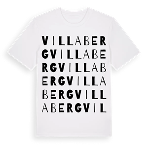 Villaberg ordlek t-shirt – ekologisk bomull t-shirt från Pinshirt