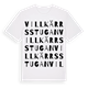 Villkärrsstugan ordlek t-shirt