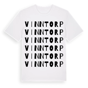 Vinntorp ordlek t-shirt – ekologisk bomull t-shirt från Pinshirt