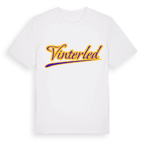 Vinterled baseball t-shirt – ekologisk bomull t-shirt från Pinshirt