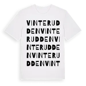 Vinterudden ordlek t-shirt – ekologisk bomull t-shirt från Pinshirt