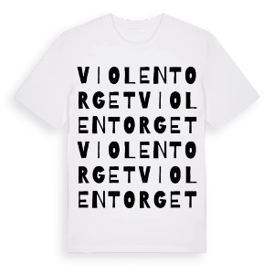 Violentorget ordlek t-shirt – ekologisk bomull t-shirt från Pinshirt