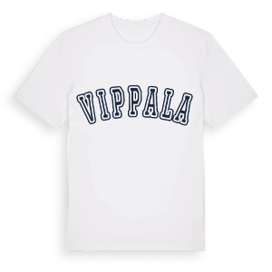 Vippala college t-shirt – ekologisk bomull t-shirt från Pinshirt