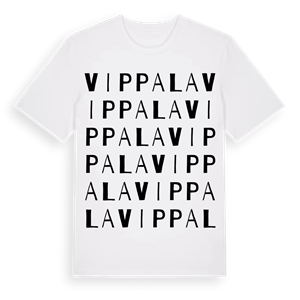 Vippala ordlek t-shirt – ekologisk bomull t-shirt från Pinshirt