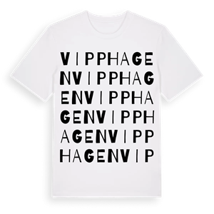 Vipphagen ordlek t-shirt – ekologisk bomull t-shirt från Pinshirt