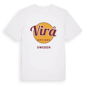 Virå cirkel t-shirt – ekologisk bomull t-shirt från Pinshirt