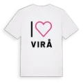 Jag älskar Virå t-shirt stort tryck